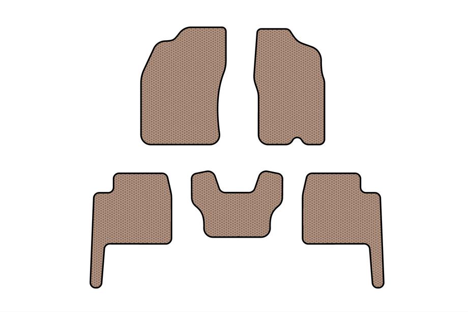 Dodge Durango 2004–2009 Gummimåtter Carsuit (Beige) Image