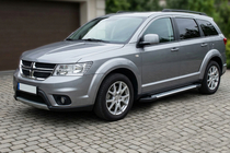 Dodge Journey 2008–2020 Sidetrin Allmond Grey (2 stk., aluminium) foto 1
