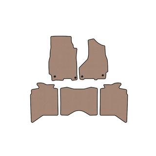 Gummimåtter Carsuit (2013+, 5-sæders, beige) Dodge RAM (DS/DJ/D2) 2009–2024 foto 1