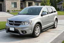 Dodge Journey 2008–2020 Sidetrin Allmond Black (2 stk., aluminium) foto 1