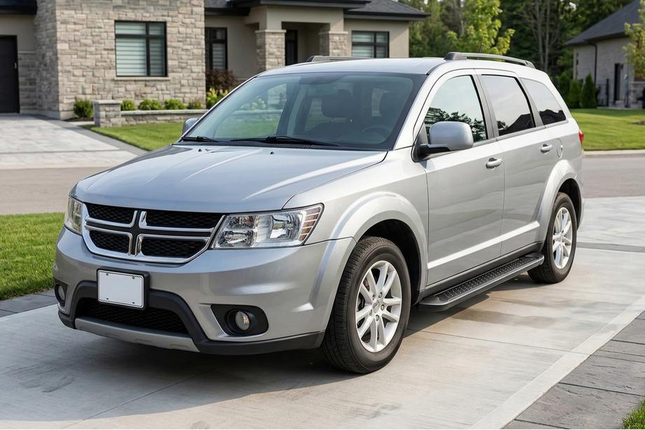 Dodge Journey 2008–2020 Sidetrin Allmond Black (2 stk., aluminium) Image