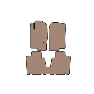 Gummimåtter Carsuit (2 rækker, beige)