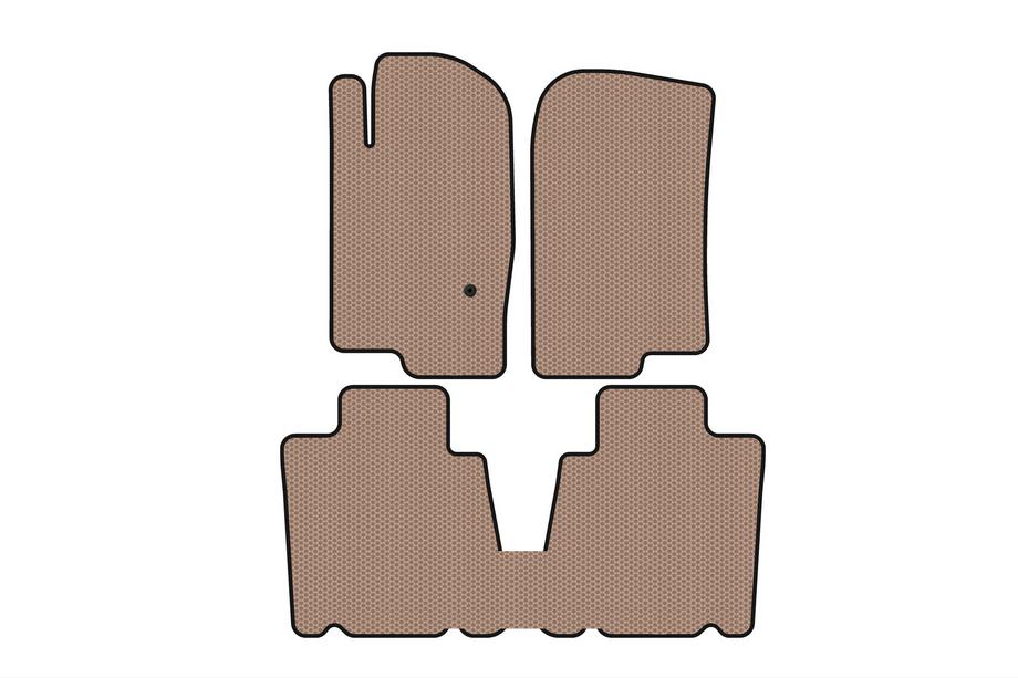 Ford Explorer 2001–2005 Gummimåtter Carsuit (2 rækker, beige) Image