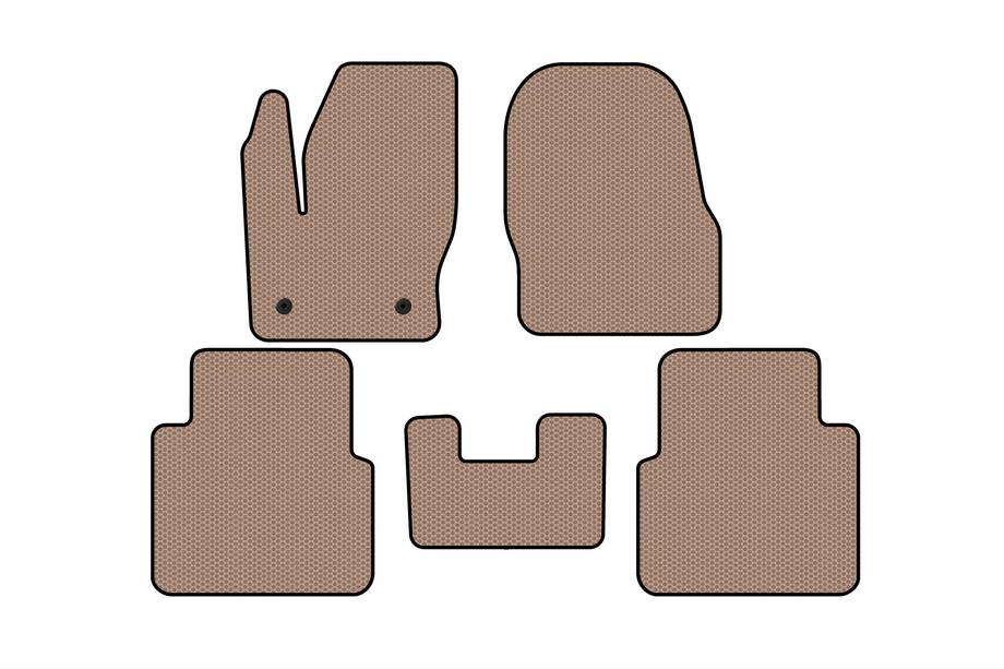 Ford Connect 2014–2021 Gummimåtter Carsuit (Beige) Image