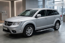 Dodge Journey 2008–2020 Sunrise sidetrin (2 stk., aluminium) foto 1