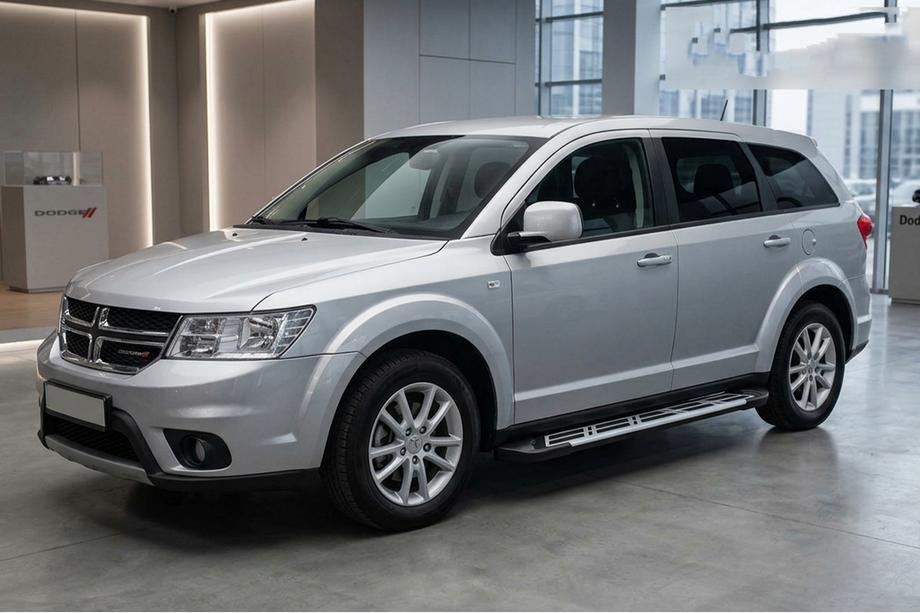 Dodge Journey 2008–2020 Sunrise sidetrin (2 stk., aluminium) Image