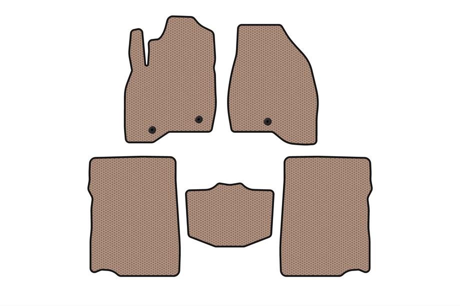 Ford Explorer 2011–2019 Gummimåtter Carsuit (2017-2019, 2. række, 7-personers, beige) Image
