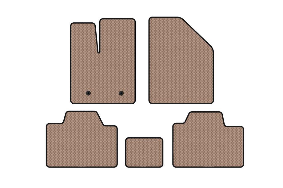 Ford Edge 2006–2014 Gummimåtter Carsuit (Beige) Image
