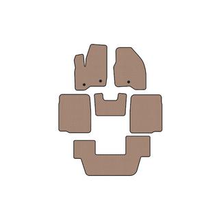 Carsuit gummimåtter (3 rækker, 2011-2015, beige) foto 1