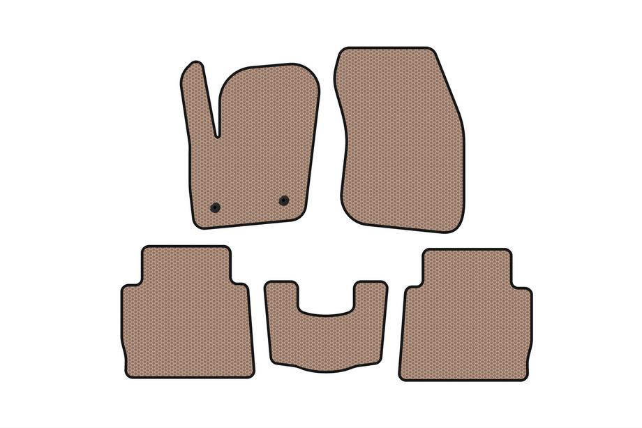 Ford Fusion 2012–2020 Gummimåtter Carsuit (SD, beige) Image