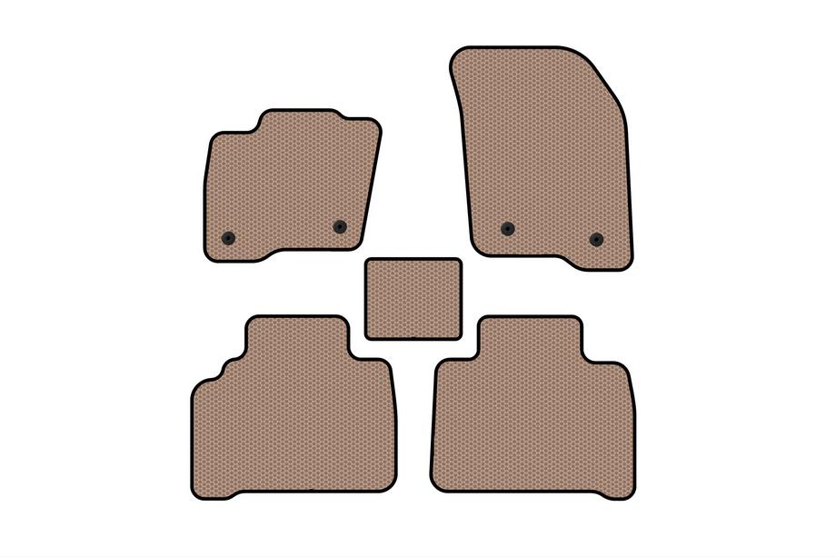 Ford S-Max 2015– Gummimåtter Carsuit (Beige) Image