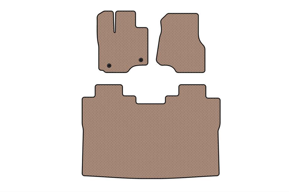 Ford F-150 2014–2021 Gummimåtter Carsuit (Raptor, beige) Foto 1