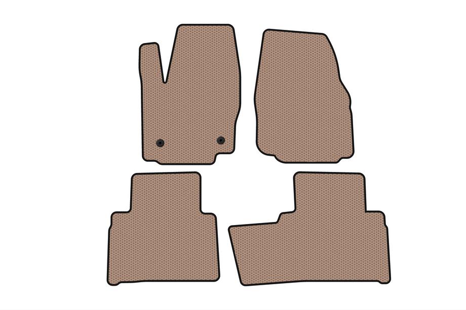 Ford Galaxy 2007–2015 Gummimåtter Carsuit (2 rækker, beige) Foto 1