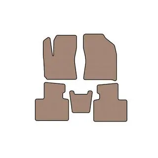 Gummimåtter Carsuit (Beige)