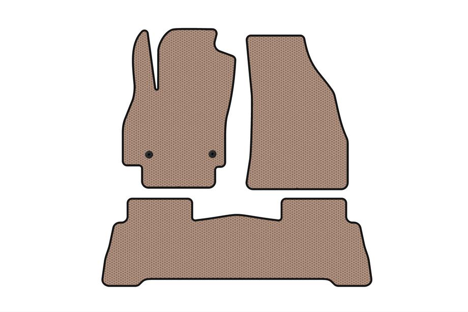 Fiat Fiorino/Qubo 2008–2024 Carsuit gummimåtter til kabinen (til Fiorino, beige) Image