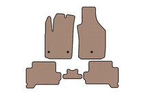 Fiat 500/500L 2013–2022 Gummimåtter Carsuit (til 500, Electric, beige) foto 1
