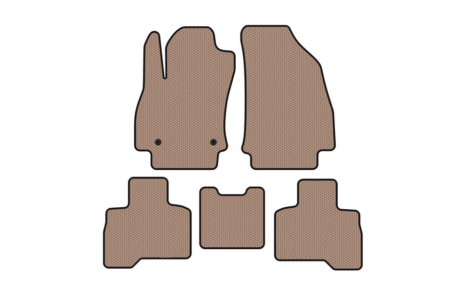 Fiat Fiorino/Qubo 2008–2024 Gummimåtter Carsuit (til Qubo 2008-2016, beige) Image
