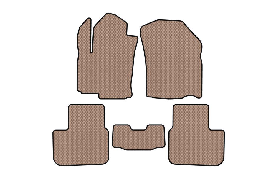 Fiat Sedici 2006–2014 Gummimåtter Carsuit (HB, beige) Image