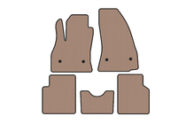 Fiat 500/500L 2013–2022 Carsuit gummimåtter til kabinen (til 500L, beige) foto 1
