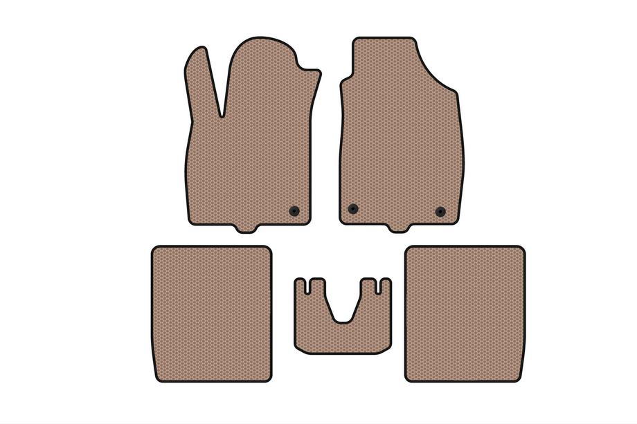 Fiat Panda 2003–2011 Gummimåtter Carsuit (Beige) Image