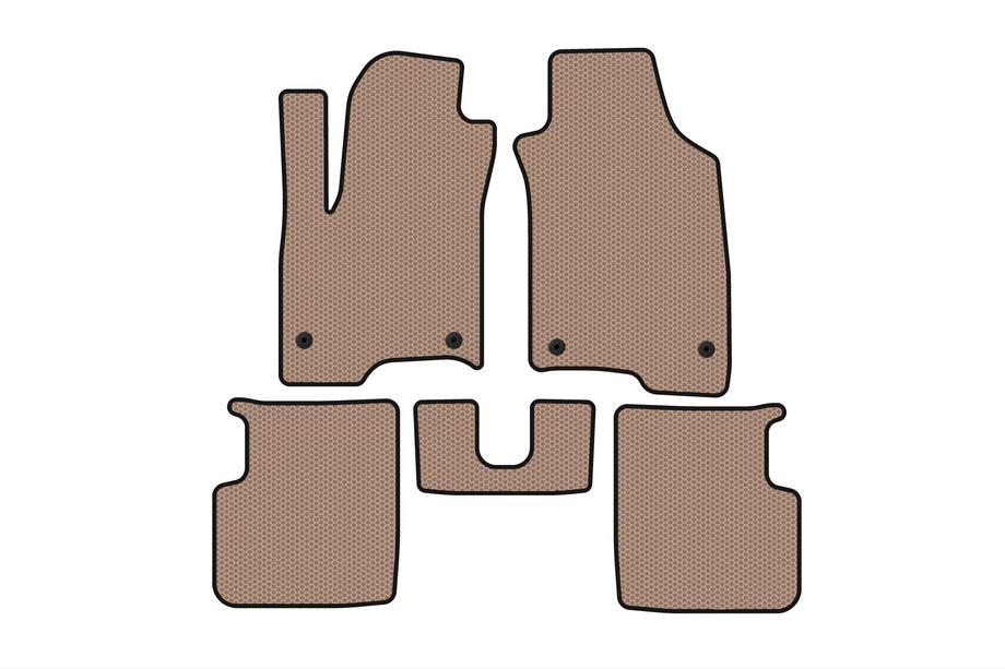 Fiat Panda 2011–2023 Gummimåtter Carsuit (Beige) Image
