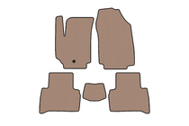 Fiat Croma 2005–2010 Gummimåtter Carsuit (2007-2010, SW, beige) foto 1