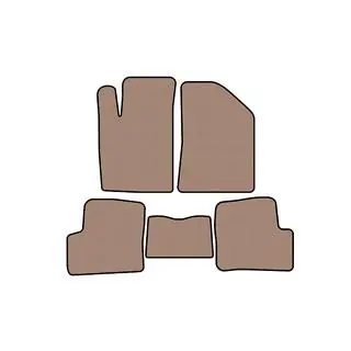 Gummimåtter Carsuit (Beige)
