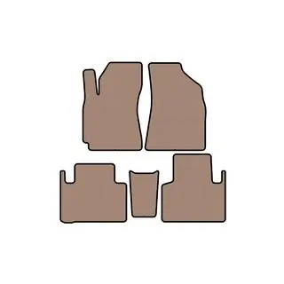 Gummimåtter Carsuit (Beige) foto 1