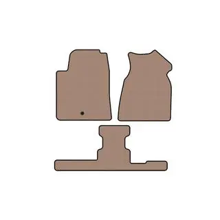 Gummimåtter Carsuit (1.+3. sæderække, 2013-2017, beige) foto 1