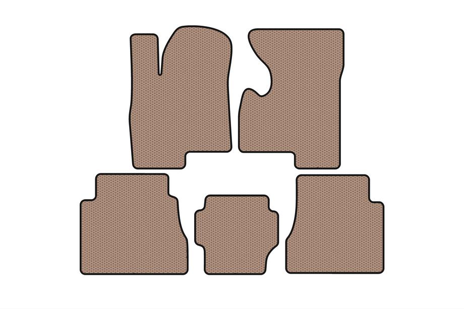 Hummer H2 2002–2009 Gummimåtter Carsuit (Beige) Image