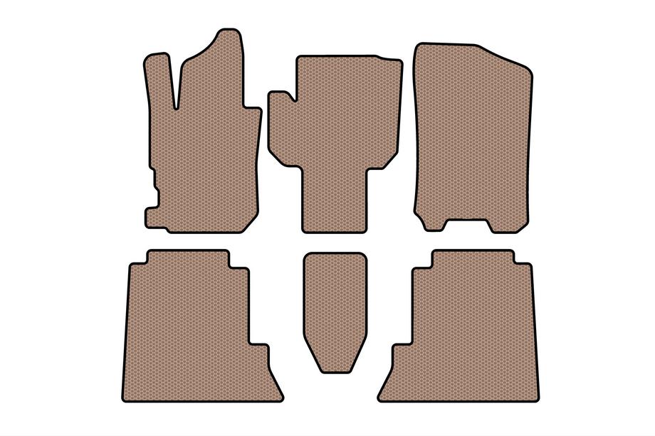 Honda FR-V 2004–2009 Gummimåtter Carsuit (Beige) Image