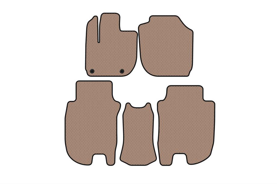 Honda HR-V 2014–2021 Gummimåtter Carsuit (Beige) Image