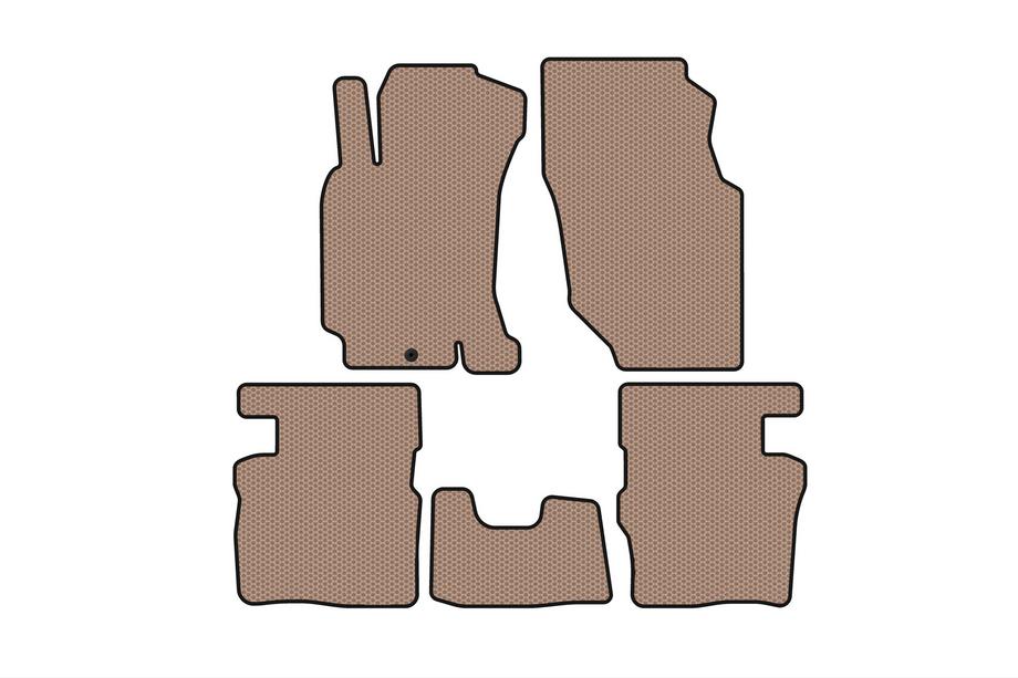 Honda HR-V 1998–2006 Gummimåtter Carsuit (5-dørs, beige) Foto 1
