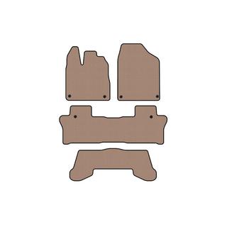 Carsuit gummimåtter til kabine (3 rækker, beige) foto 1