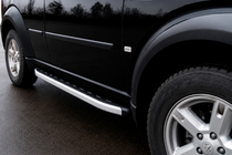 Dodge Nitro 2006–2011 Sidetrin Fullmond (2 stk., aluminium) foto 1