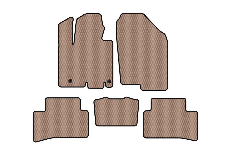 Hyundai Tucson NX4 2021– Gummimåtter Carsuit (Beige) Image
