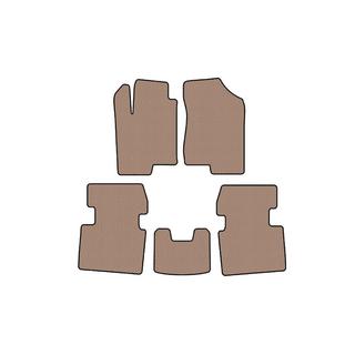 Gummimåtter Carsuit (Beige) Hyundai Sonata NF 2004–2009 foto 1