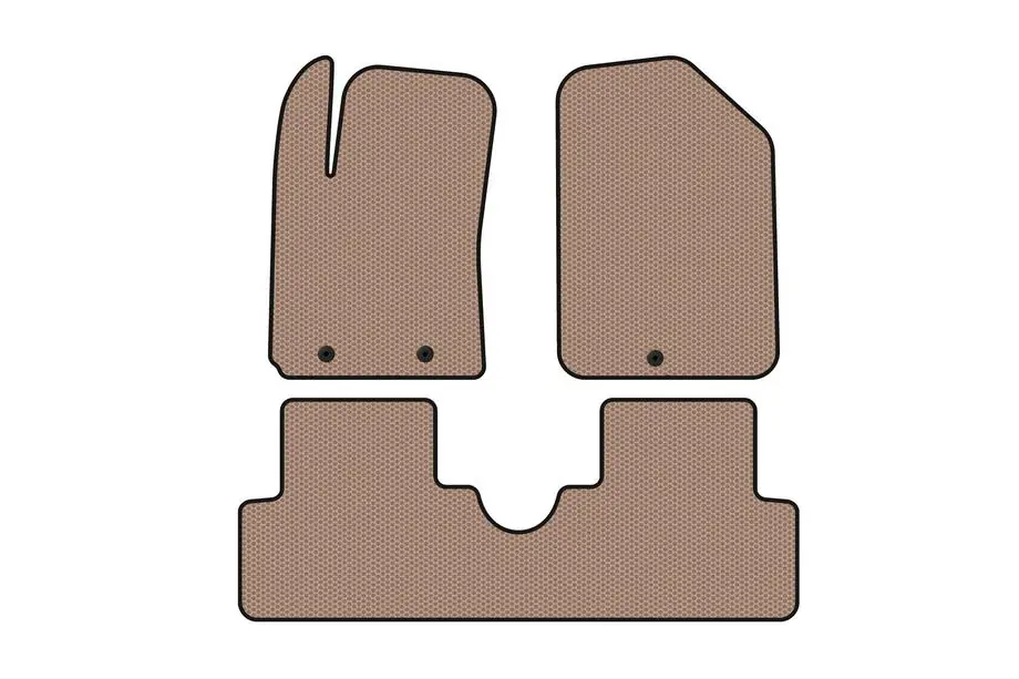 Hyundai I-10 2014–2017 Gummimåtter Carsuit (HB, beige) Image