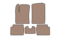 Hyundai I-10 2008–2013 Gummimåtter Carsuit (HB, beige) foto 1