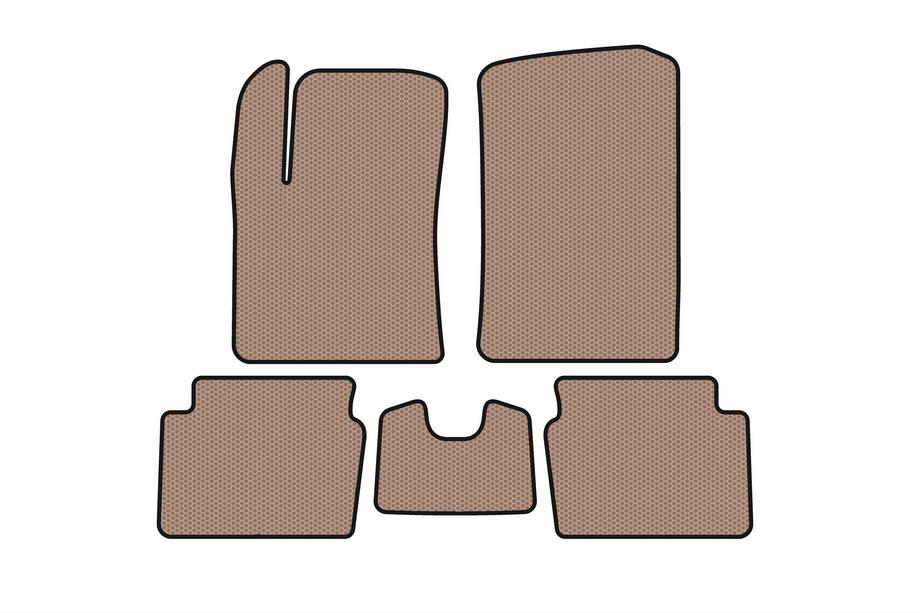 Hyundai I-10 2008–2013 Gummimåtter Carsuit (HB, beige) Image