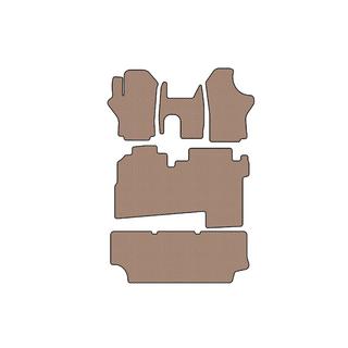 Gummimåtter Carsuit (2004-2007, 3 rækker, 8-personers, beige) Hyundai H200, H1, Starex 1998–2007 foto 1