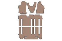 Hyundai H300, H1, Starex 2008–2020 Gummimåtter Carsuit (komplet kabinesæt, beige) foto 1