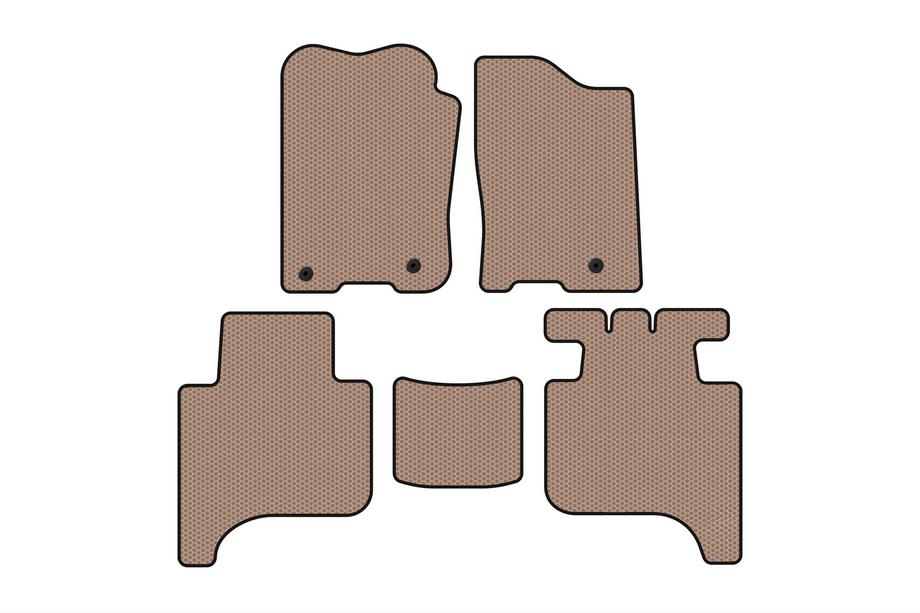 Infiniti QX56 2004–2010 Gummimåtter Carsuit (2 rækker, 2004-2008, beige) Image