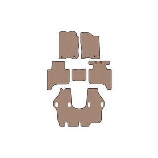 Gummimåtter Carsuit (3 rækker, 2004-2008, beige) Infiniti QX56 2004–2010 foto 1
