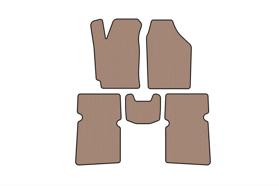 JAC J5 2011–2019 Gummimåtter Carsuit (SD, beige) Image
