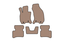 Jaguar X-Type 2001–2009 Gummimåtter Carsuit (SD, gulvmonteret speederpedal, beige) foto 1