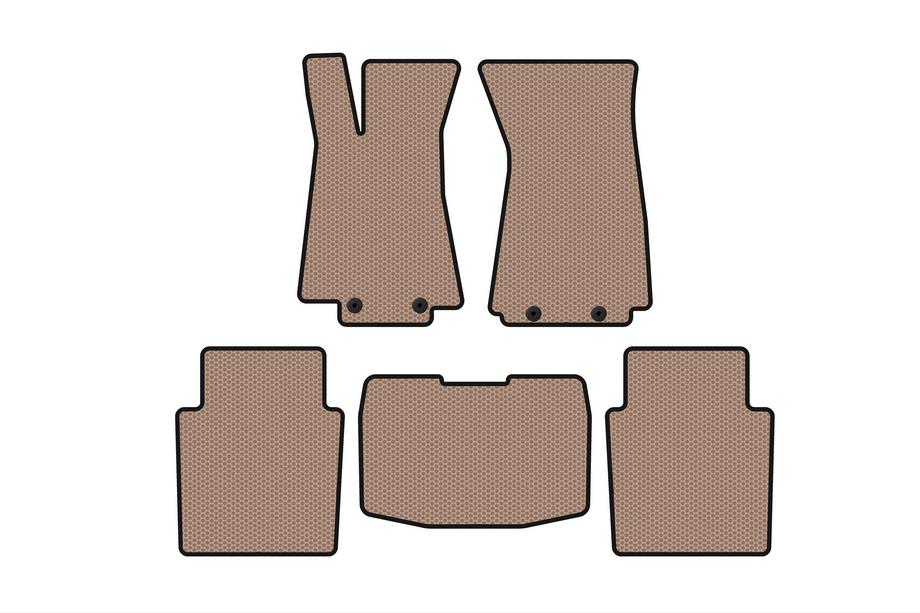 Jaguar XJ 2003–2009 Gummimåtter Carsuit (SD, beige) Image