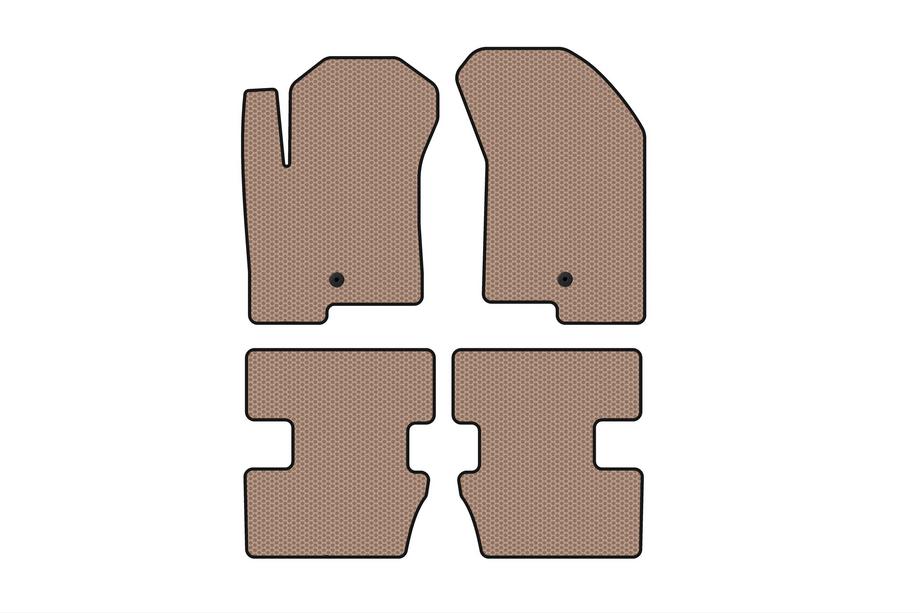 Jeep Compass 2006–2016 Gummimåtter Carsuit (2006-2011, Beige) Image