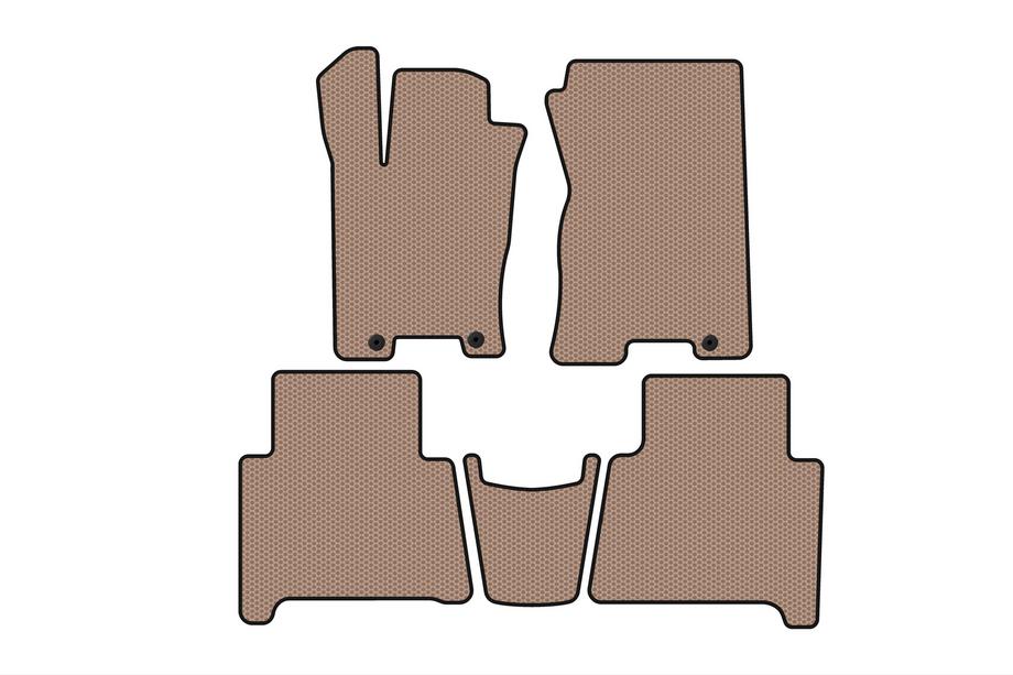 Kia Mohave 2008–2016 Gummimåtter Carsuit (Beige) Image