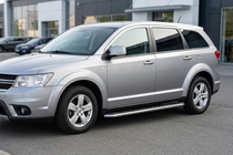Fiat Freemont 2011–2016 Maydos V1 sidetrin (2 stk., aluminium ↗ rustfrit stål) foto 1